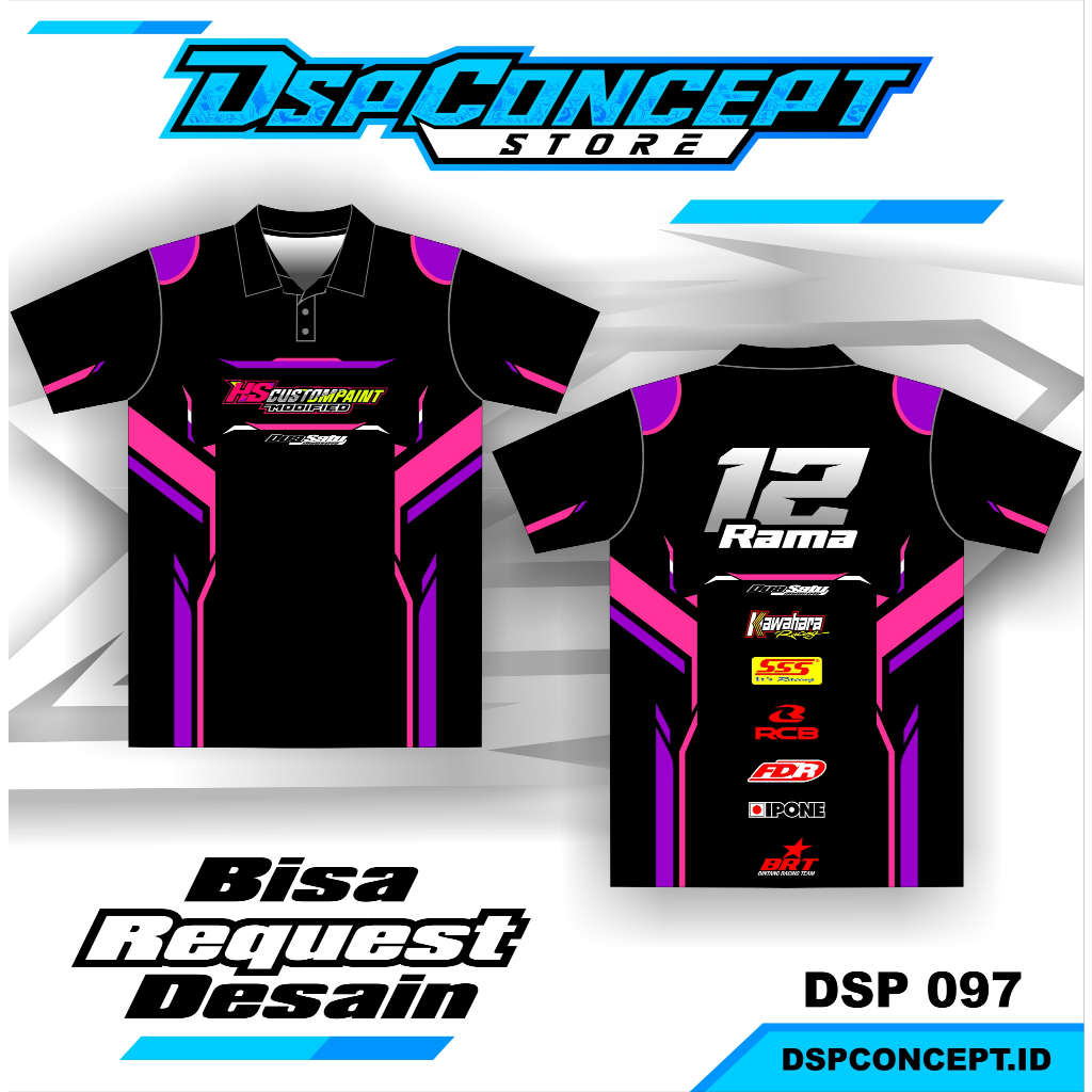 Jersey Racing Custom Nama  BAJU JERSEY RACING BISA REQUEST jersey racing termurah terkeren