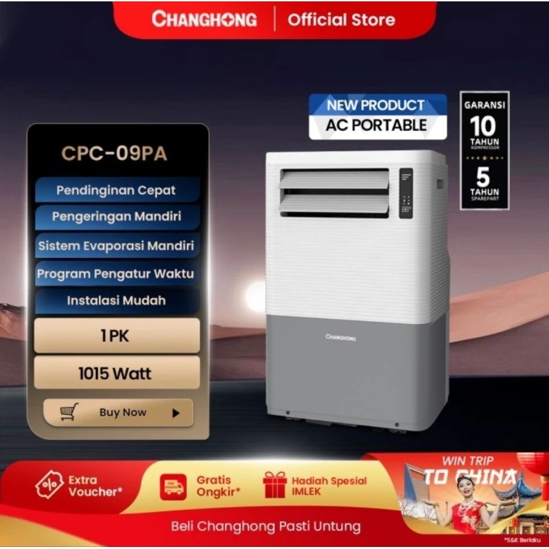 AC PORTABLE CHANGHONG 1PK CPC-09PA