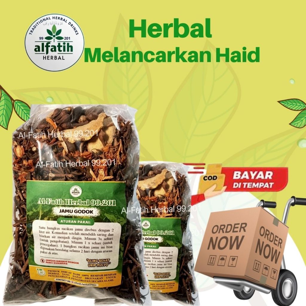 Jamu Herbal Melancarkan Haid, Telat Haid, Dateng Bulann / Jamu Godog Pelancar Haid / Jamu Godog Nyer