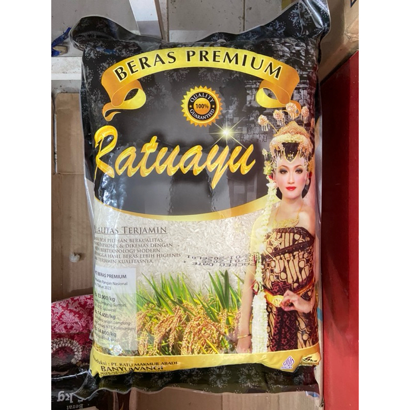 

Beras 5Kg premium ratu ayu hitam khas banyuwangi