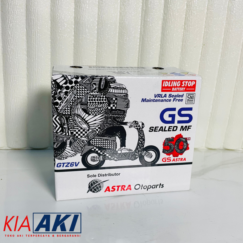 Aki GS ASTRA | Aki Motor | Aki Motor Metik | Aki Motor Vario | GTZ6V | Aki motor termurah | AKI JOGJ
