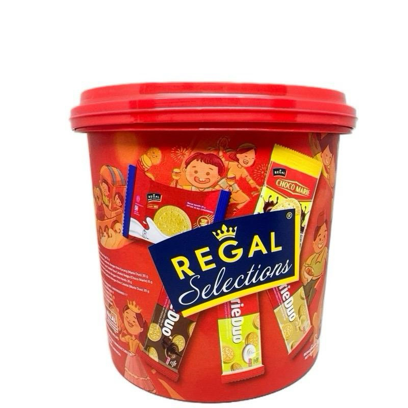 

REGAL SELECTION JAR EMBER @345GR Cemilan Biskuit Kering Toples