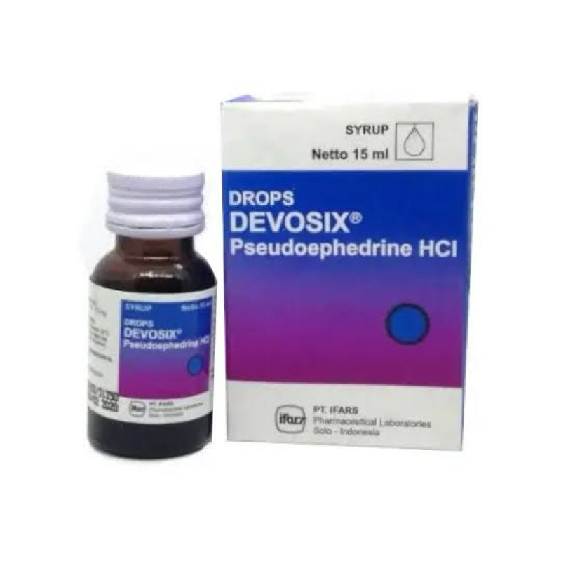 Drops Devosix Syrup Pseudoephedrine HCl