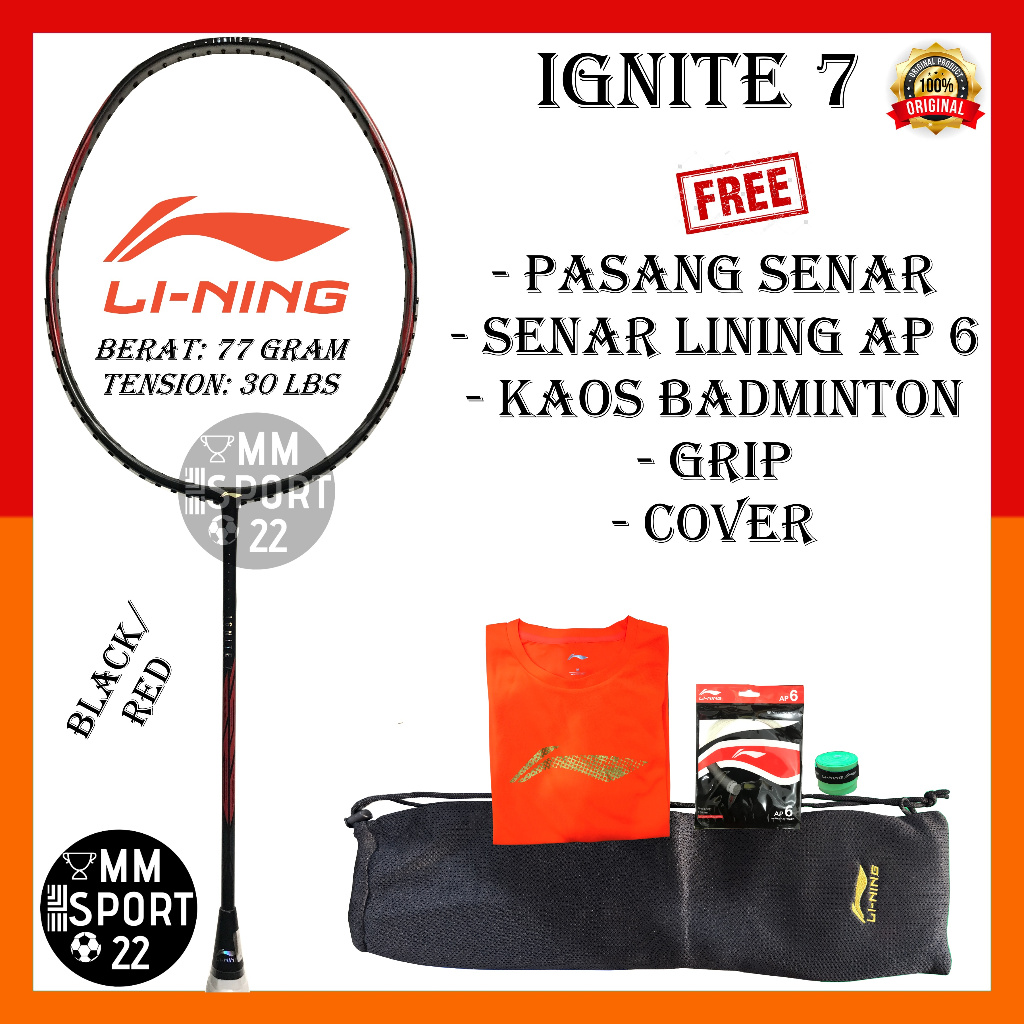 Raket Badminton LINING IGNITE 7 ORIGINAL