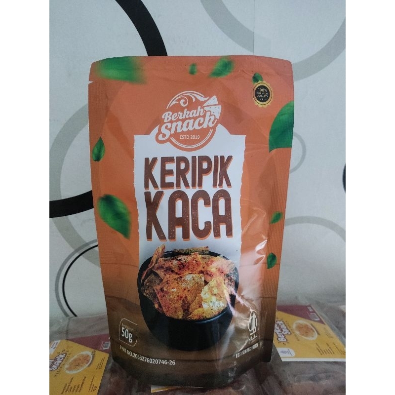 

keripik kaca Standing pouch
