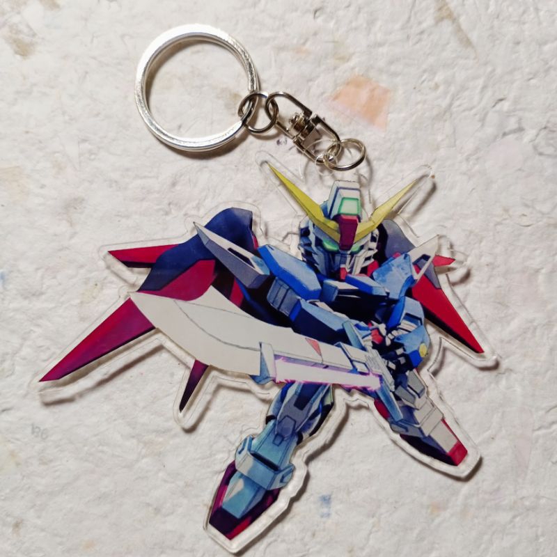 ganci akrilik Gundam Destiny / keychain gantungan kunci Gundam Destiny / Gundam
