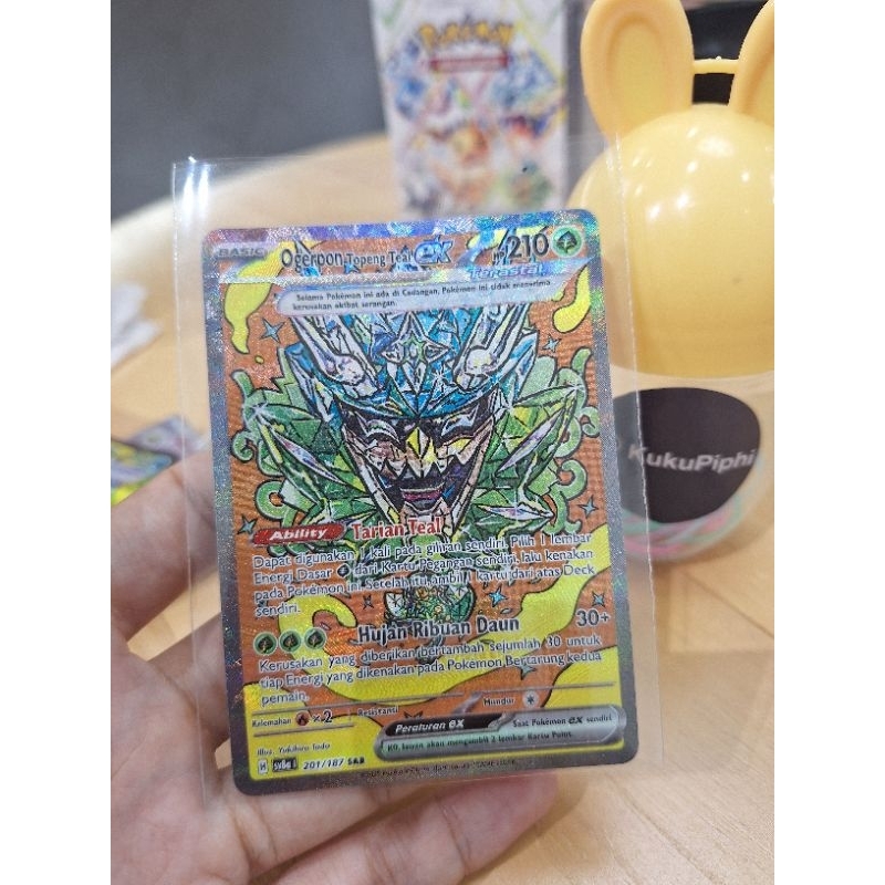 Ogerpon Topeng Teal EX SAR 201/187 SAR