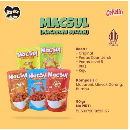 

Cemilan Macaroni Sultan (50gr)