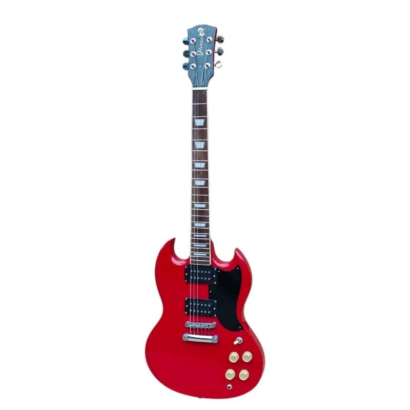 Difergio Original Gitar elektrik Model gibson SG merah