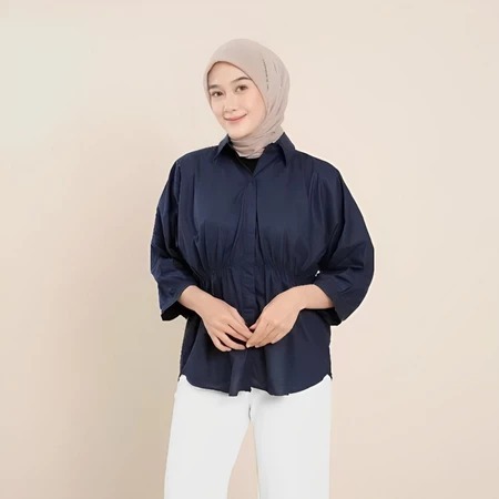 Best Sale Aiko Shirt Blouse/ Kemeja Kerut Wanita Aiko Shirt Blouse/Kemeja Remaja Kekinian