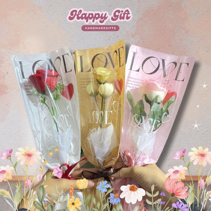 single Rose / rose satuan / single Rose box / bunga rose / mawar