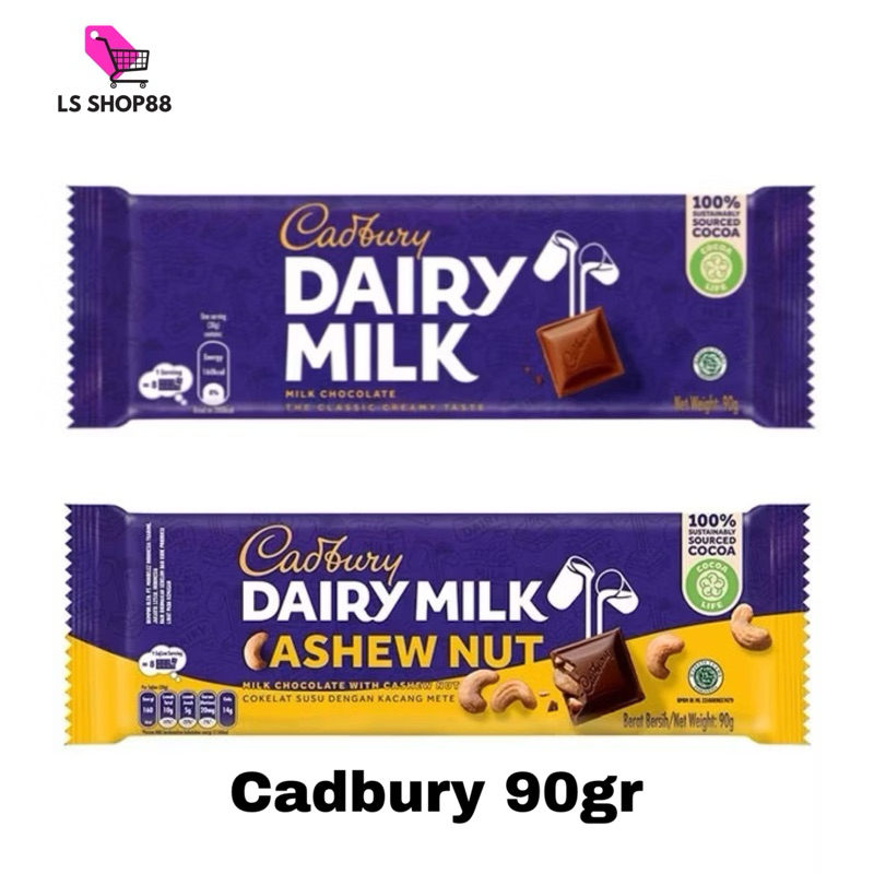 

Coklat Cadbury Milk 90Gr // 85Gr