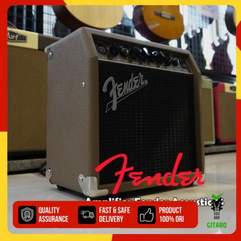Ampli Gitar Akustik Amplifier Fender Acoustasonic 15 Acoustic Guitar