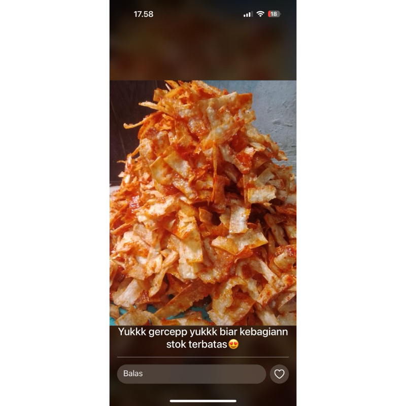 

keripik singkong balado