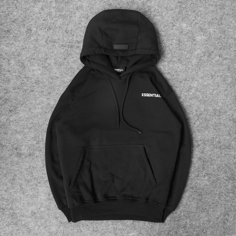 Essential Hoodie Hitam