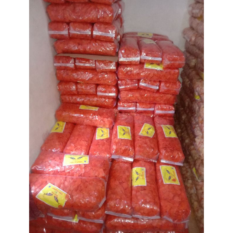 

krupuk orange cap dua ikan 4KG/bal