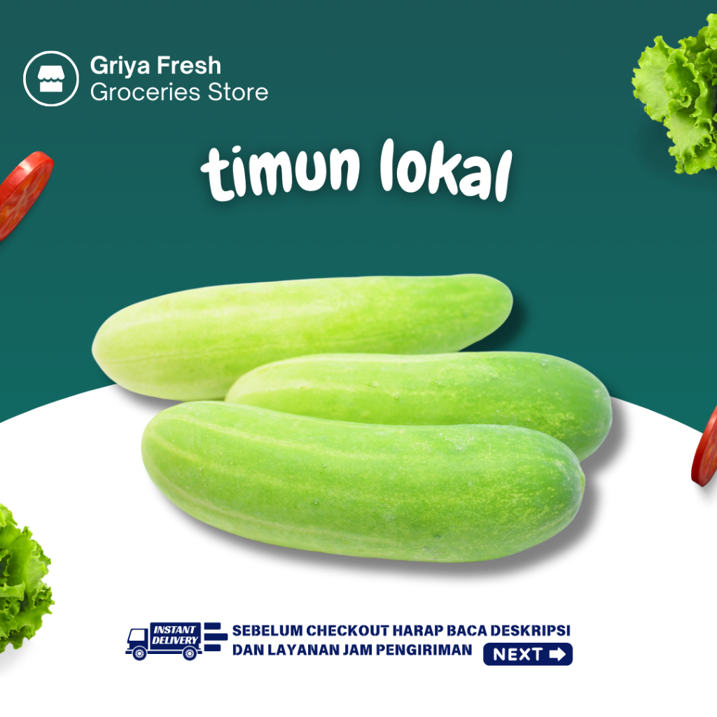 

Timun Lokal Fresh 500 gram - Kirim Instant