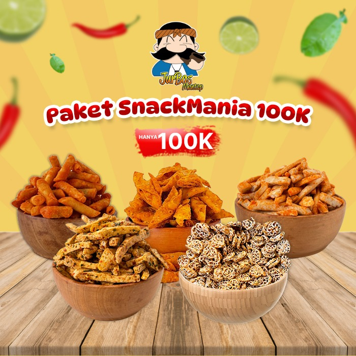 

[Paket] Cemilan 100rb by Juragan Basreng