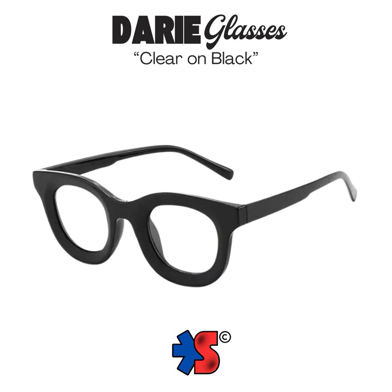 Darie Glasses Black Bold Frame | Aman-Ah Storage ™