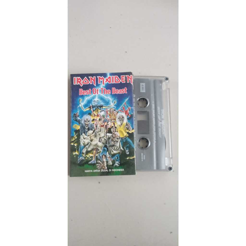 kaset pita iron maden best of the beast