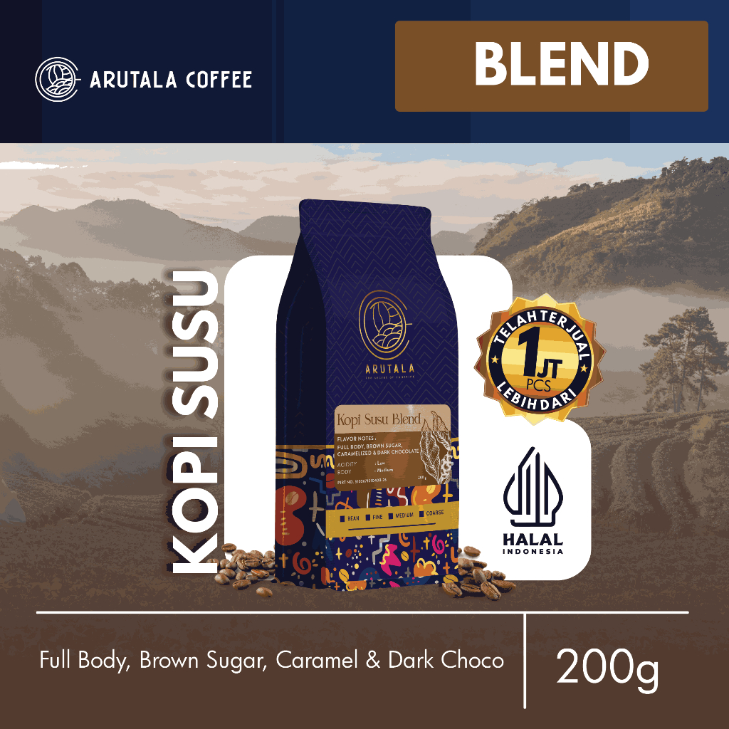 

ARUTALA Blend Coffee for kekinian kopi susu 200 gram