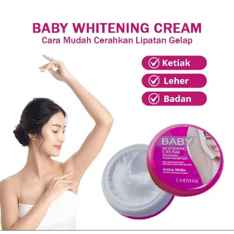 Cindynal Baby Whitening Cream Active White [ BPOM ORIGINAL 100%]