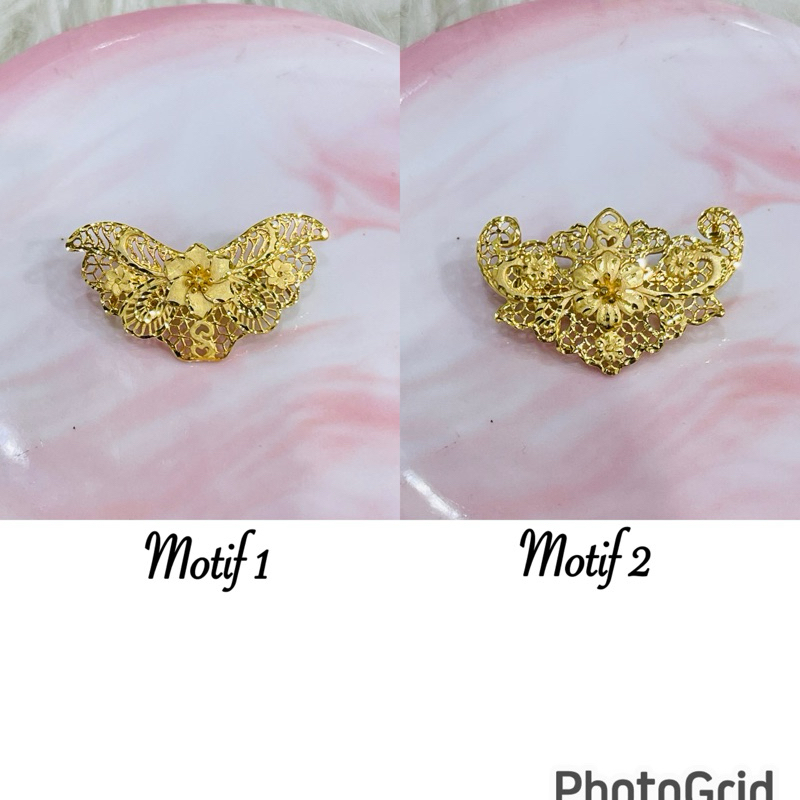 bros bross kerawang simple elegant emas asli kadar 700