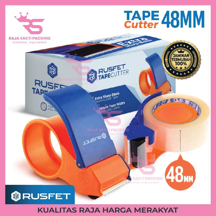 

Tape Cutter 2 Inch Tape Dispenser Alat Pemotong Lakban Besar Tape Dispenser Tanpa Gagang Satuan