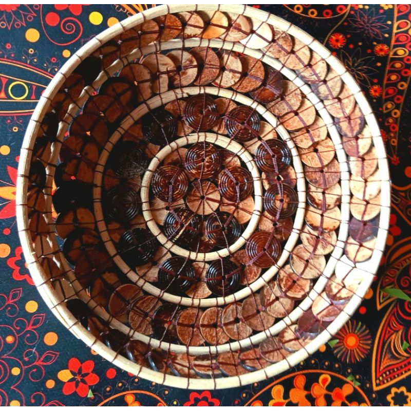 bokor batok  kelapa/ syantik//20cm