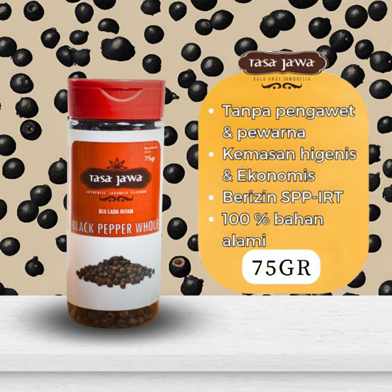 

RASA JAWA BLACK PEPPER WHOLE 75gr