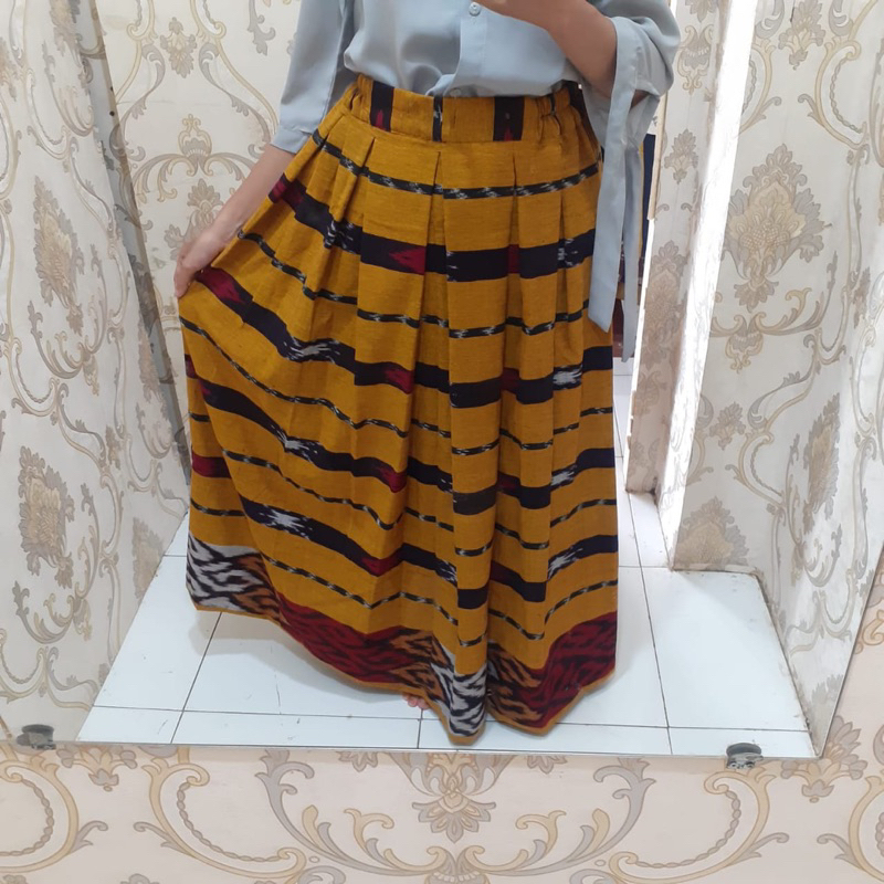 Rok Tenun Panjang Etnik Wanita - Rok tenun wanita