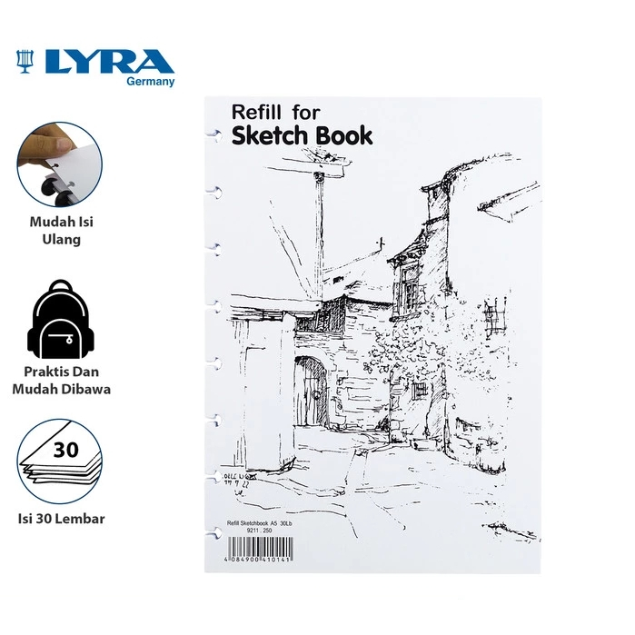 

Refill Sketchbook Lyra A5 - 30 Lembar - Buku Gambar Lyra - Buku Gambar Sketsa