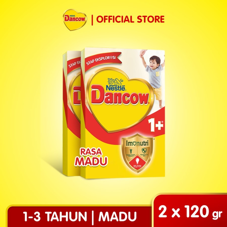 

Nestle Dancow 1+ 3+ 1000 g 1kg Susu Formula Susu Bubuk Anak - 3+ Madu 1kg