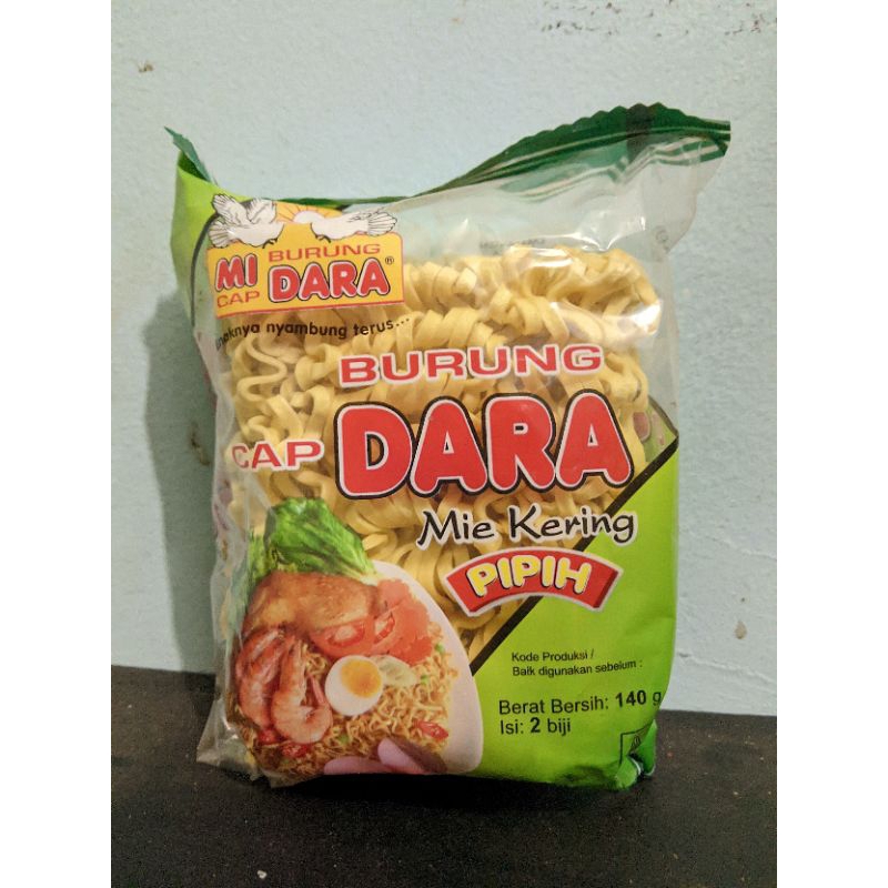 

Mie Burung Dara Mie Kering Pipih Isi 2