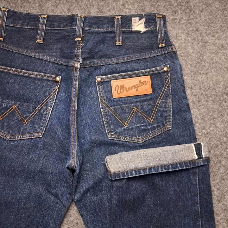 Jeans Wrangler Selvedge Size 28 Repro Denim 1950