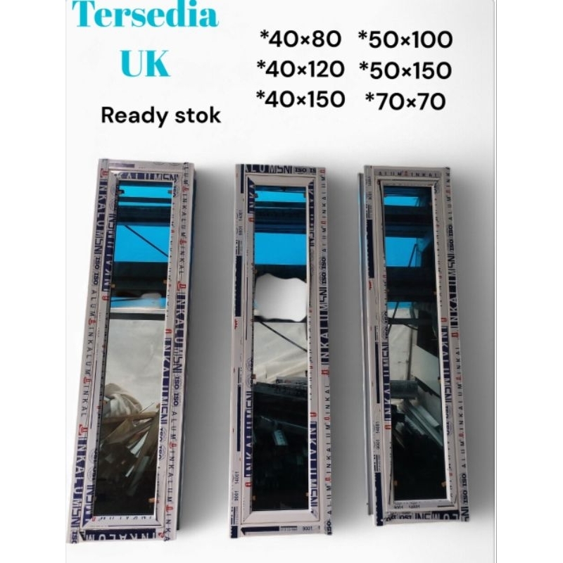 Jendela Aluminium/Jendela casment Aluminium. 100% asli aluminium, !!