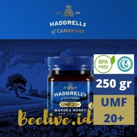 

Madu Manuka Honey Haddrells UMF 20+ MGO 850+ 250gr