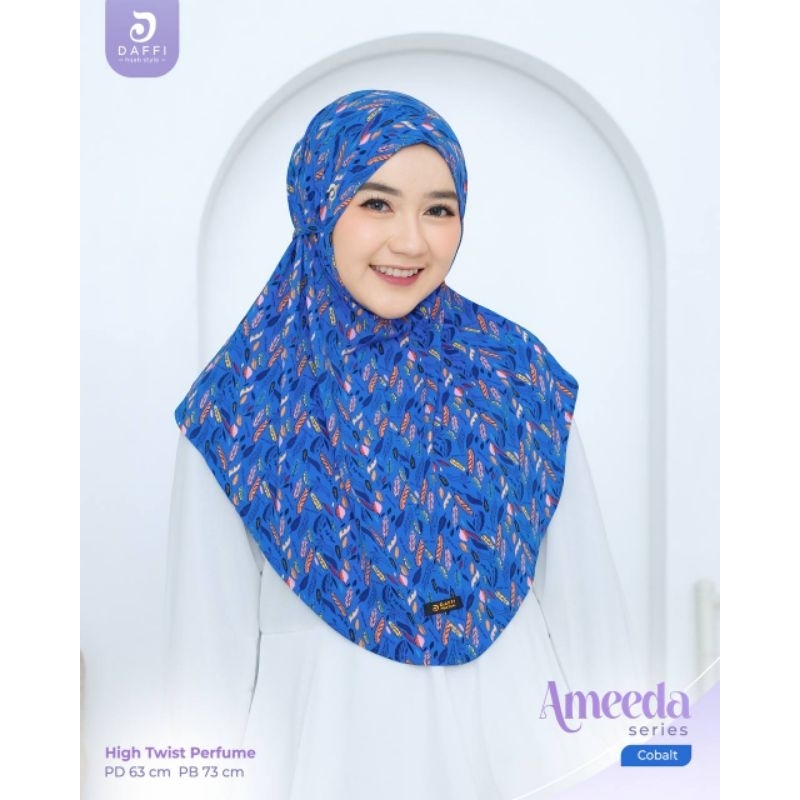 AMEEDA HIJAB INSTAN JERSEY MOTIF