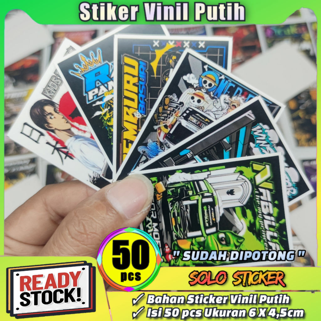 

Stiker Bus Basuri Isi 50pc SUDAH DIPOTONG Bahan Vinyl Putih Anti Air