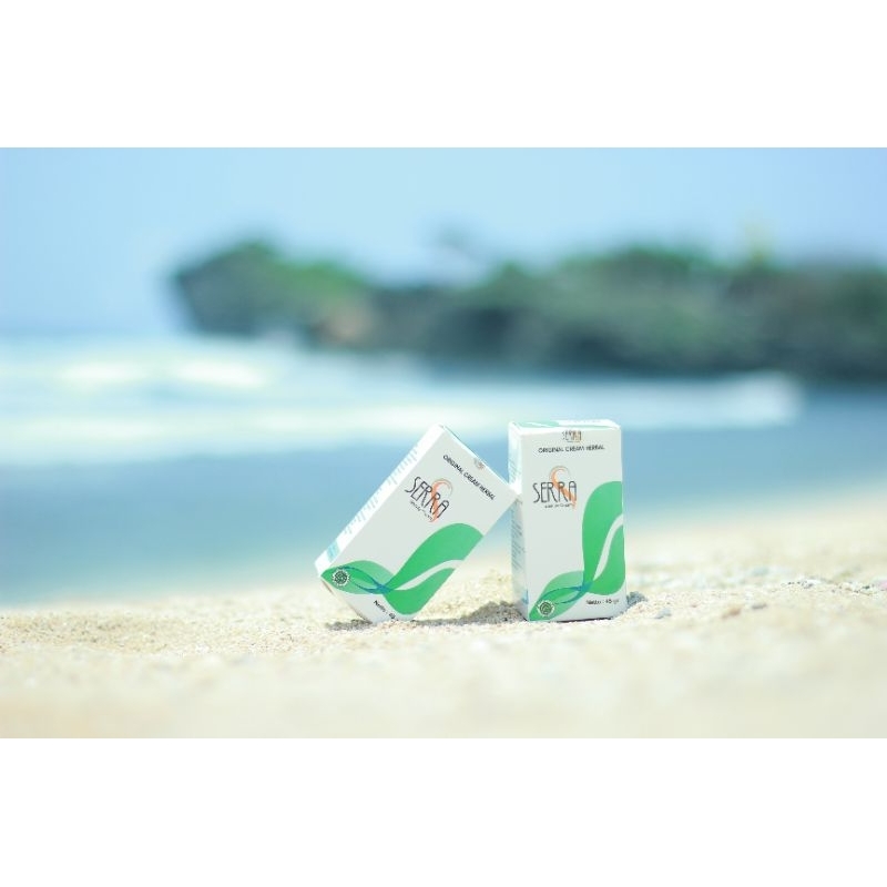 SERRA CREAM HERBAL ORIGINAL VARIAN PINK DAN HIJAU