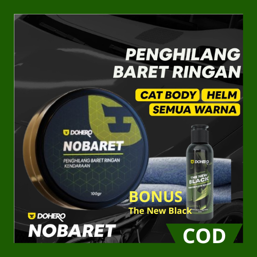 Dohero Paket , Dohero Nobaret - Compound Penghilang Baret Body Motor Mobil Bonus Penghitam Body Moto