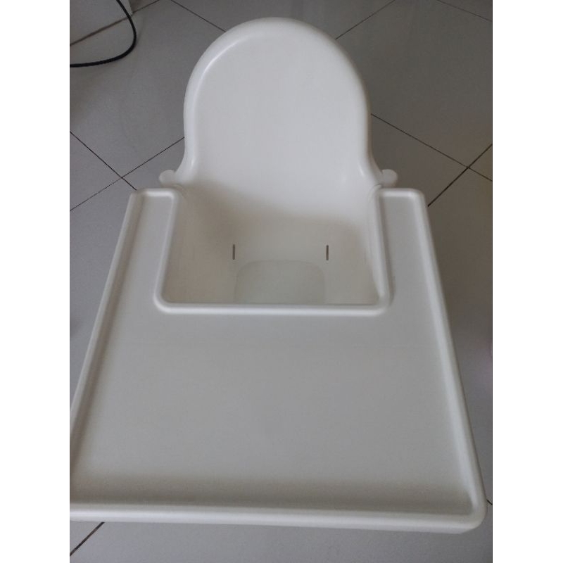 PL IKEA antilop high chair dengan tray tanpa seatbelt. 100% original ikea