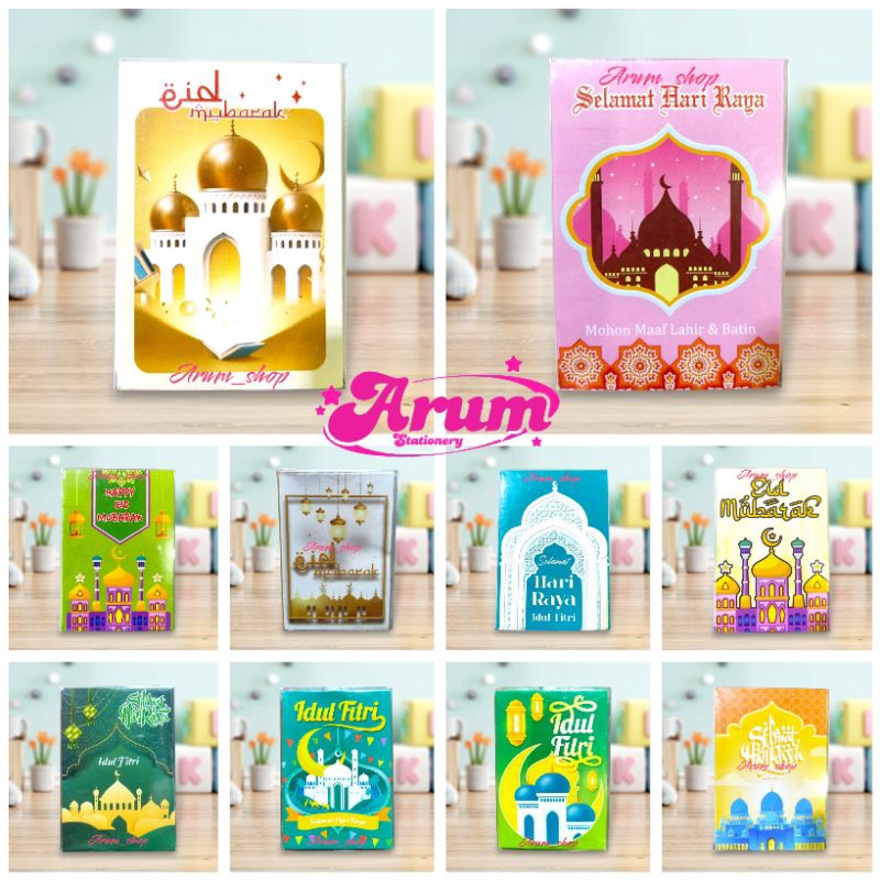 

amplop /angpau lebaran MIKA medium motif mix isi 50 lembar