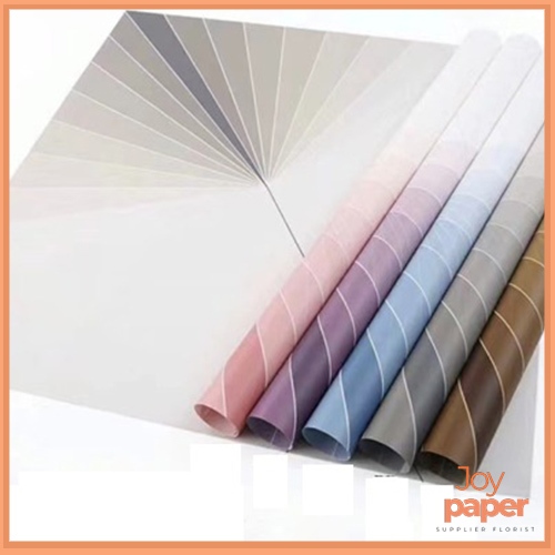 

kertas buket cellophane motif daun kipas flower wrapping paper KB6074