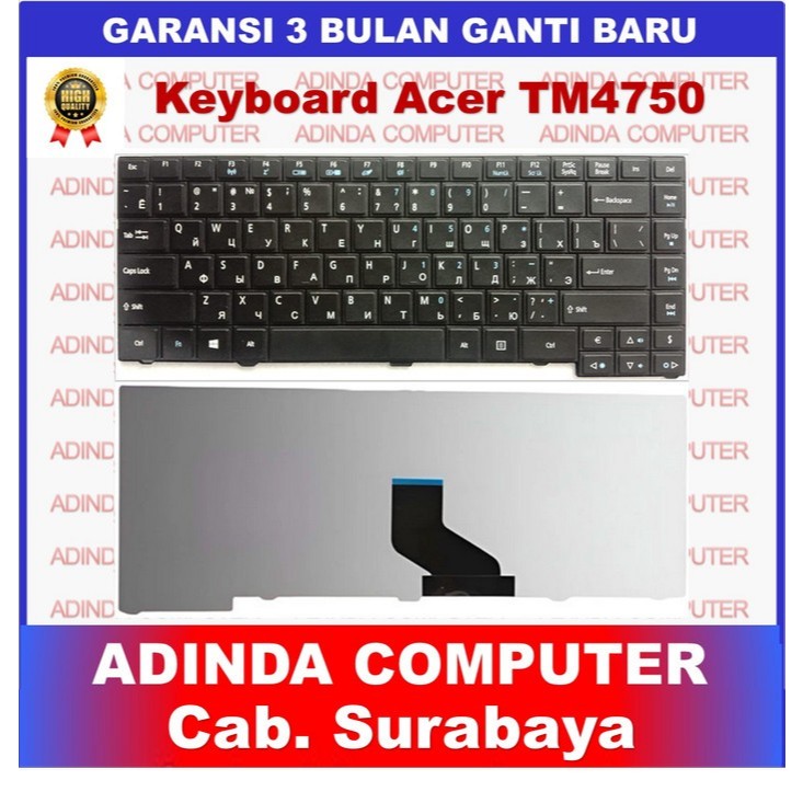 Keyboard Acer Travelmate 4750 4750G 4750Z 4750ZG TM4750