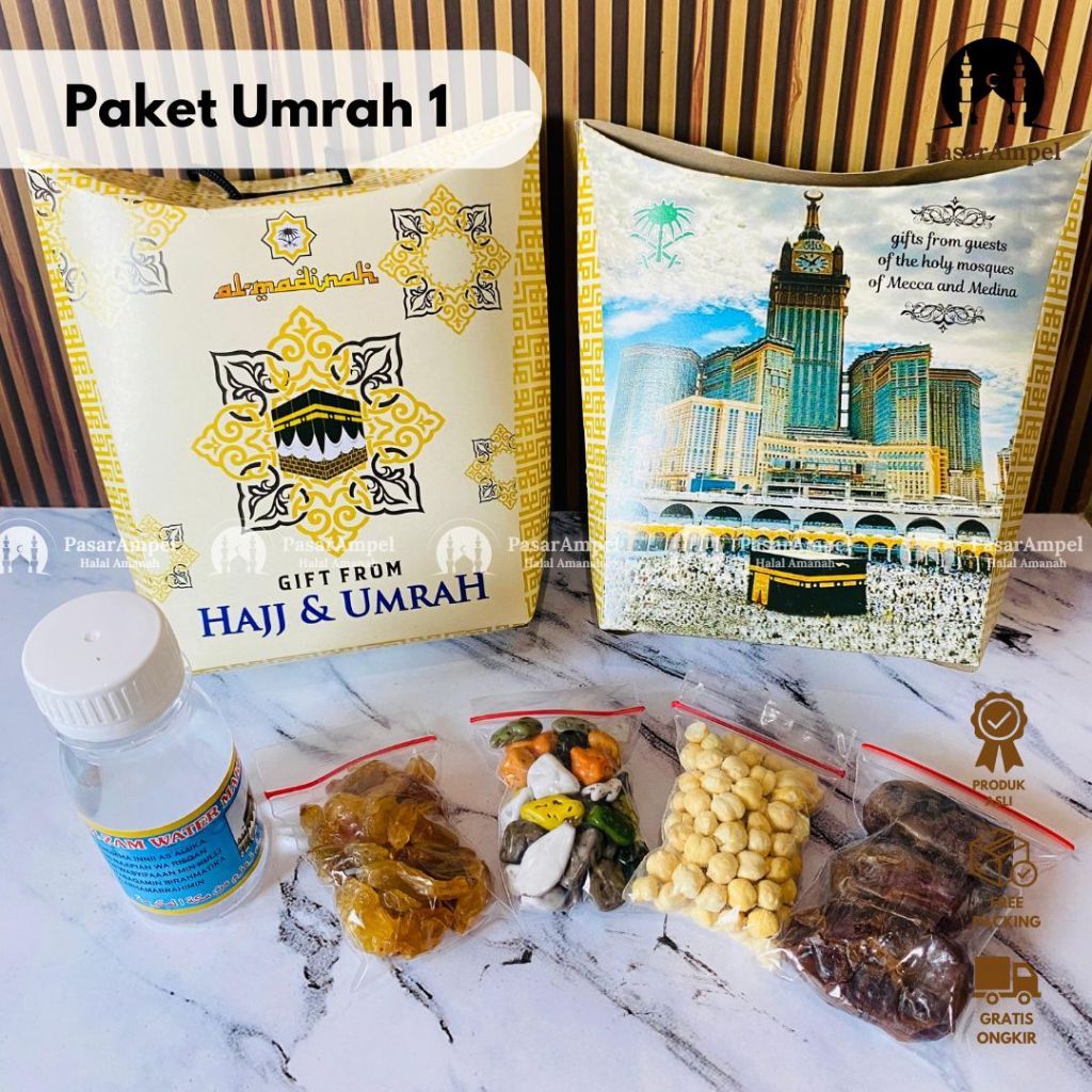 

GROSIR 50 Paket Oleh oleh Haji Umrah Paket Umroh 1 Lengkap Dengan Zam-zam Termurah
