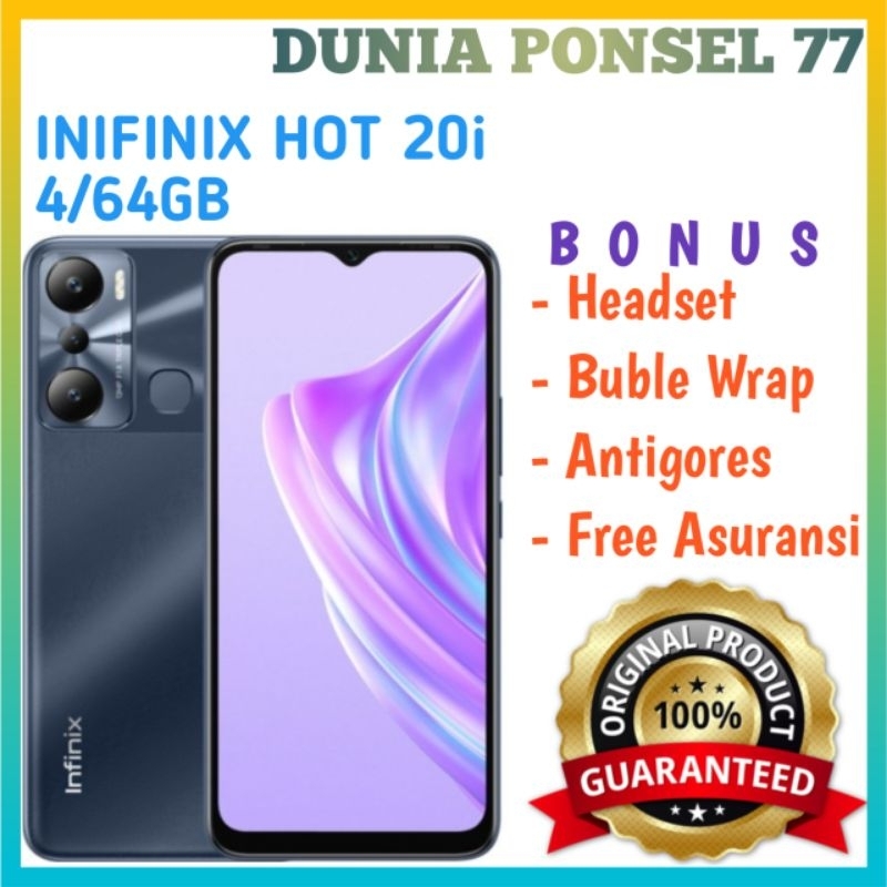 TERMURAH INFINIX HOT 20 I | INFINIX HOT 20I 4/128GB | INFINIX HOT 20I 4/64GB