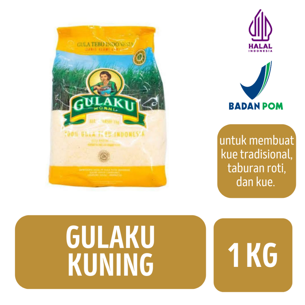 

Gula Pasir Gulaku Kuning [1 KG]