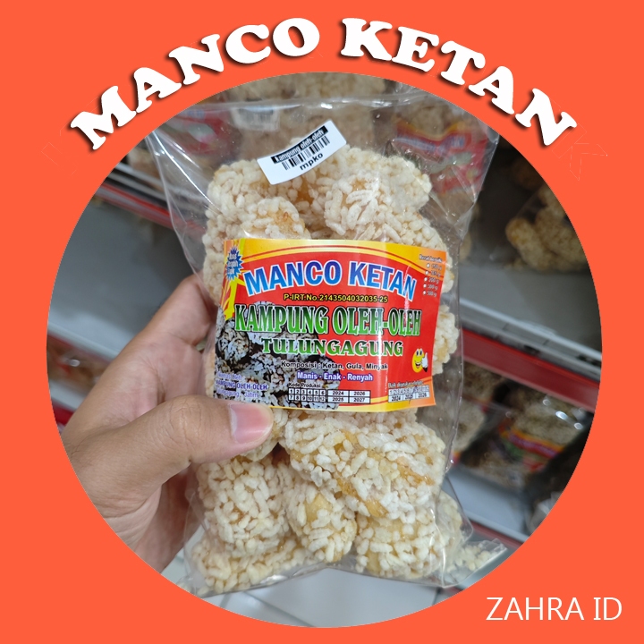 

KUE MANCO KETAN GULA PUTIH KHAS TULUNGAGUNG 165 GRAM