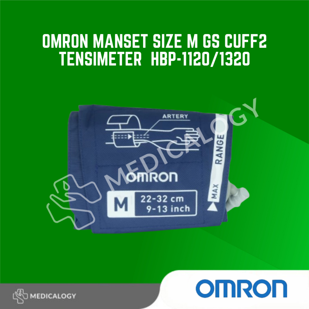 Omron Manset Size M GS CUFF2 Tensimeter  HBP-1120/1320
